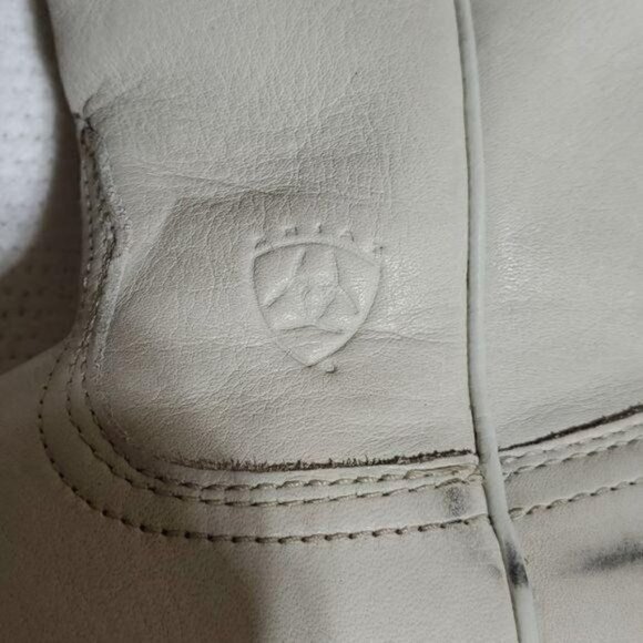 Ariat Cream Sz 8B/Euro 39M RTS Cowboy Boot - Picture 6 of 13